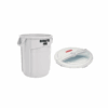 Contenedor redondo ProSave® con tapa deslizante - 37 lts.