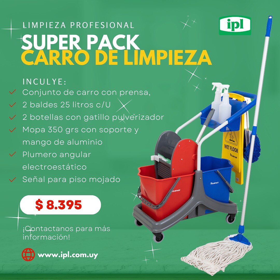 SUPER PACK Carro de Limpieza - IPL